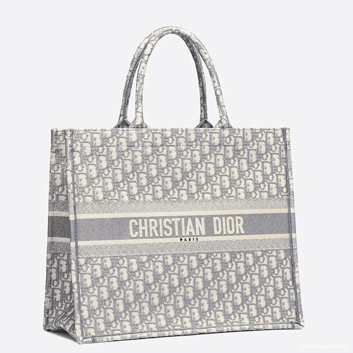 Cheap Canvas Dior Grey Oblique Tote Motif Book 0807 Luxury
